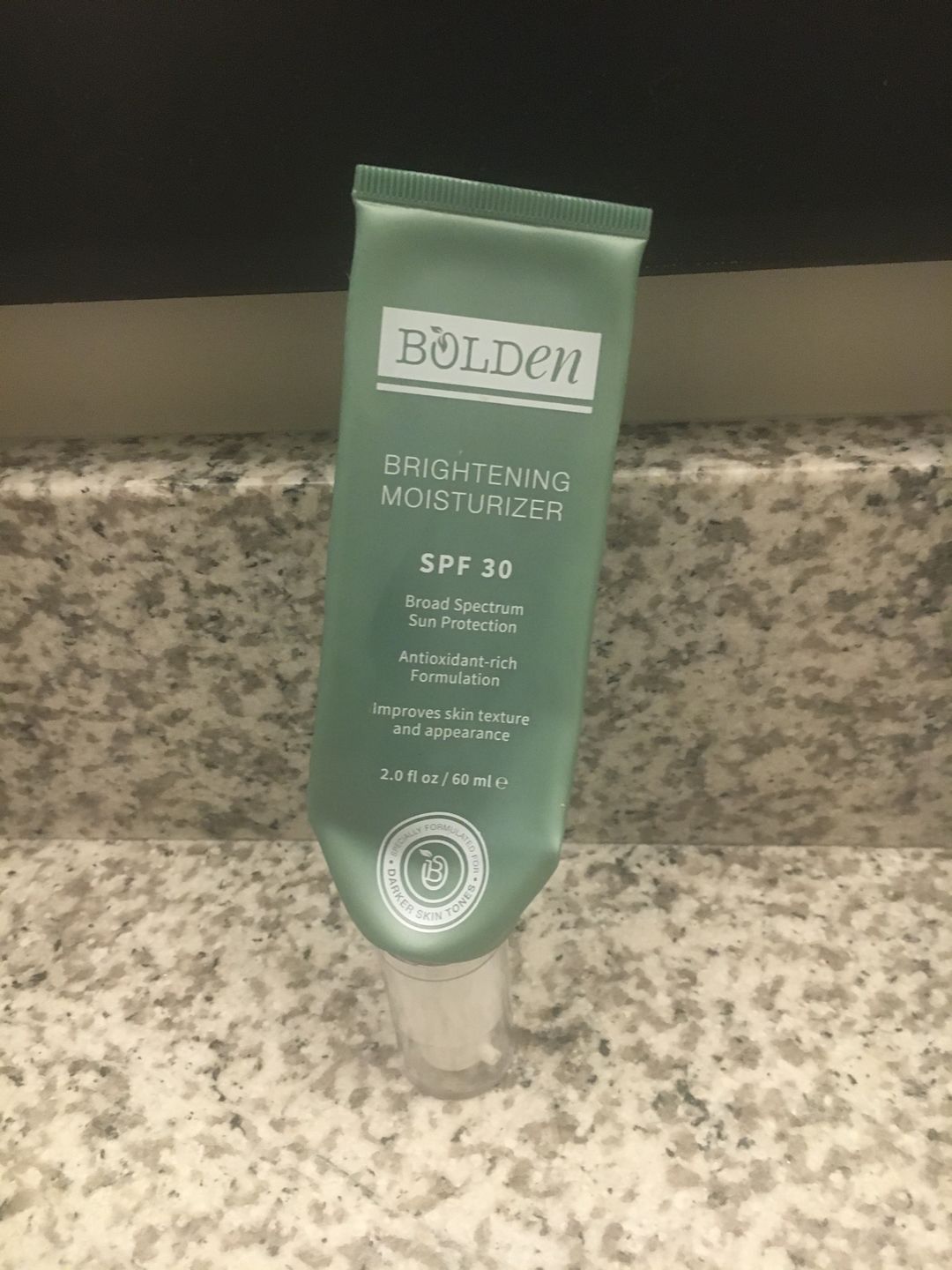 Customer photo review of SPF 30 Brightening Moisturizer