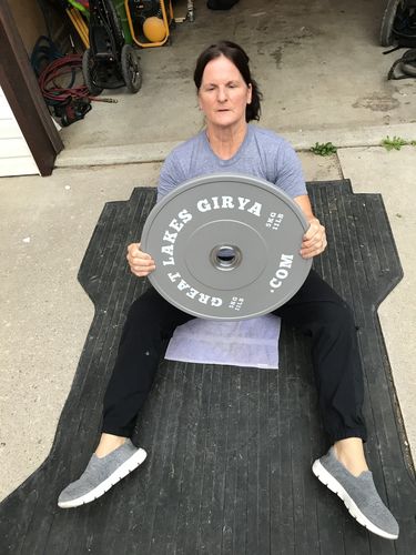Customer photo review of 5KG/11LBS  pair of high quality bumper plates