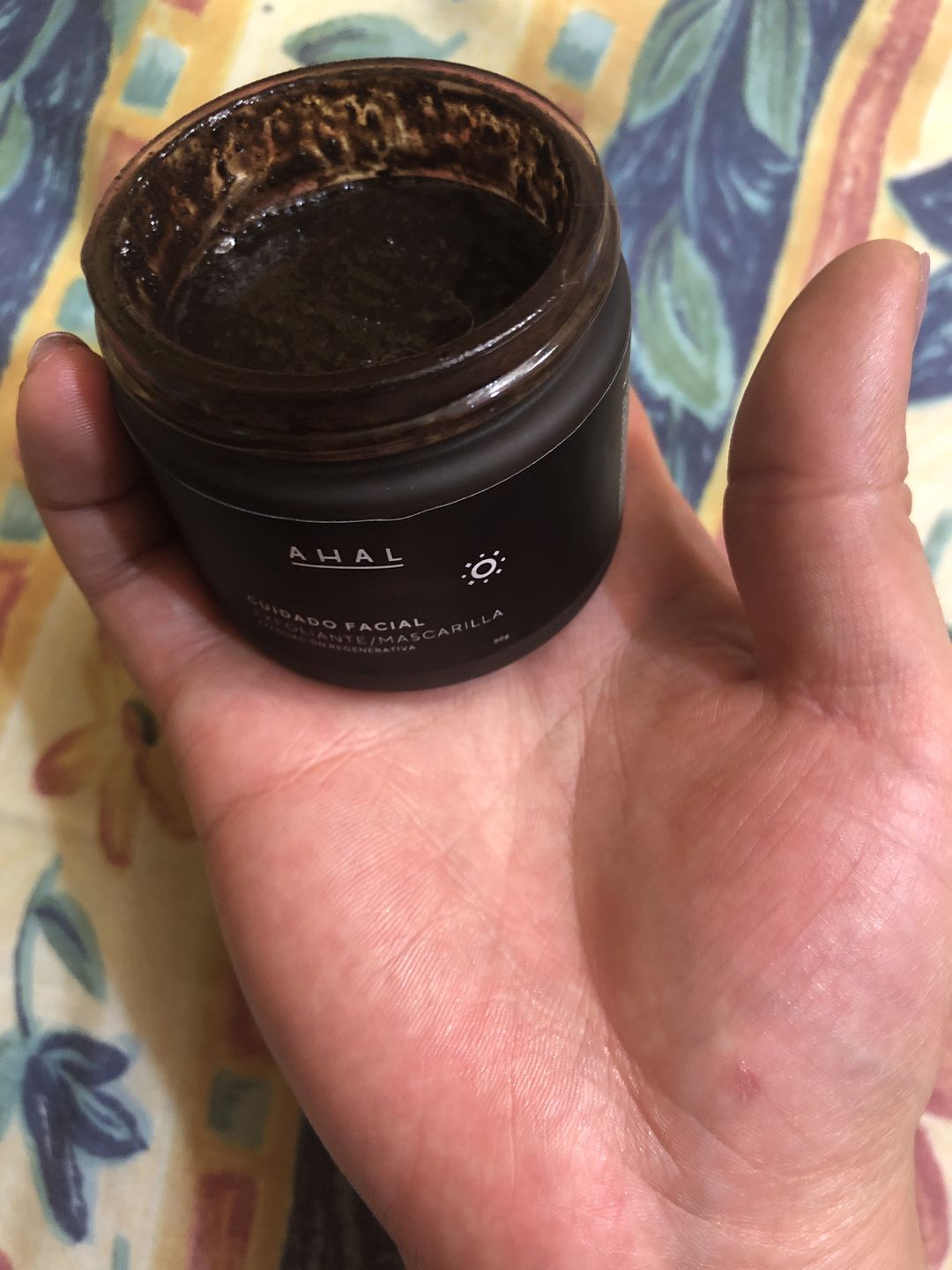 Customer photo review of Exfoliante / Mascarilla Facial de Tepezcohuite y 5 arcillas