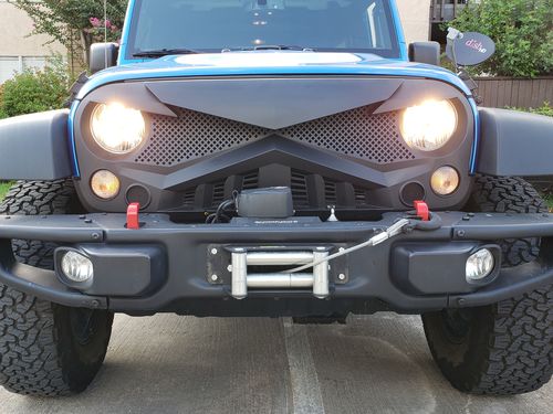 Customer photo review of Hawke Grille - Matte Black (07-18 Jeep Wrangler JK)