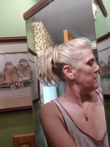 Customer photo review of JuvaBun Straight Bun