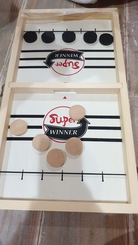 Customer photo review of Fast Sling Puck Board Game