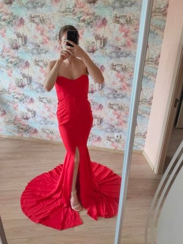 Customer photo review of Sexy Sleeveless Mutiple Color Pick Prom Dress FT1683
