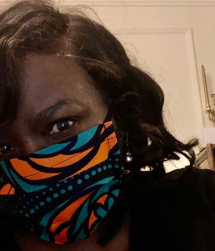 Customer photo review of PACK OF 6 ADULT REUSABLE FACE MASK