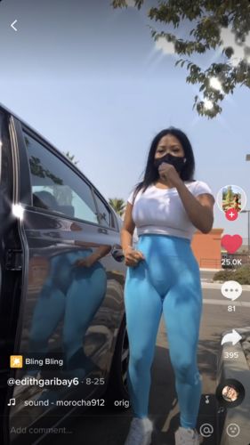 Customer photo review of Victoria's Push Up Leggings