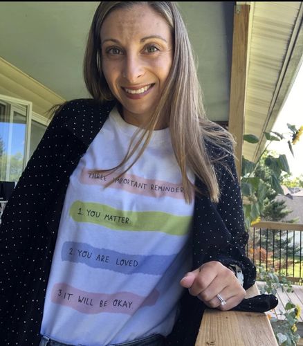 Customer photo review of Three Important Reminders -- T-Shirt