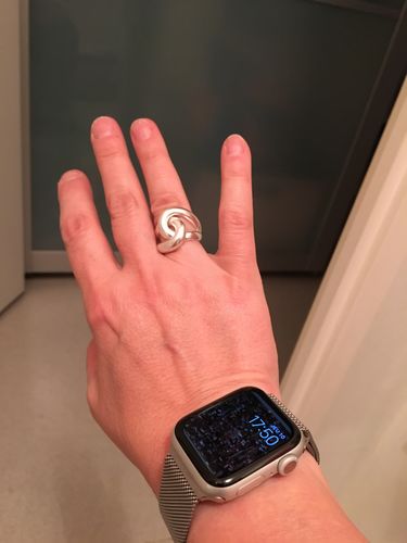 Customer photo review of Bague Aurélie argent