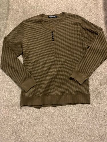 Customer photo review of Casual V-Neck Knitted Sweaters