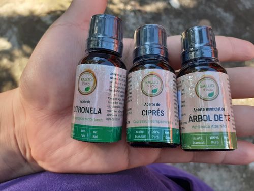 Customer photo review of Aceite esencial de cipres