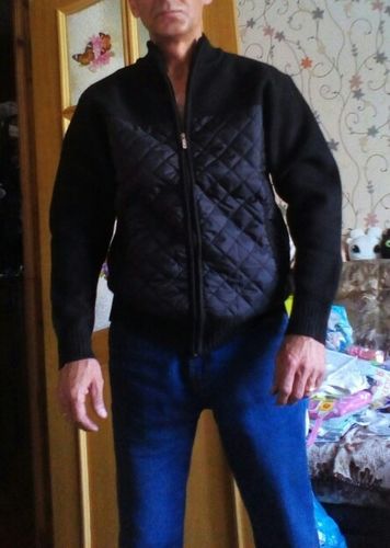 Customer photo review of Warm Knitted Cardigan Jackets