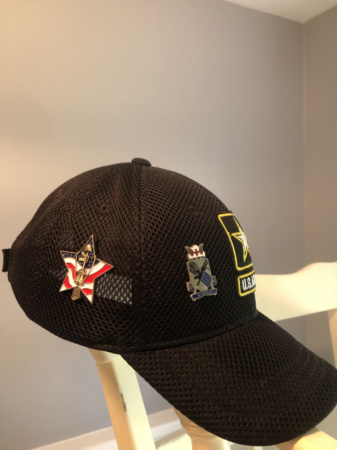 Customer photo review of US Army Veteran Pin