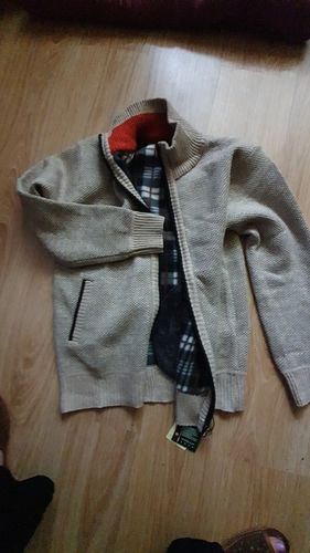 Customer photo review of Winter Thick Mens Knitted Sweater