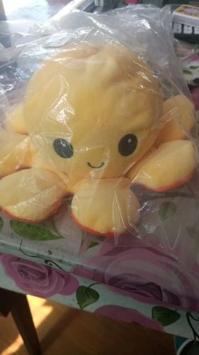 Customer photo review of Peluche octopus réversible