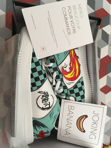 Customer photo review of Sneaker Demon Slayer - Tanjiro Kamado Basse