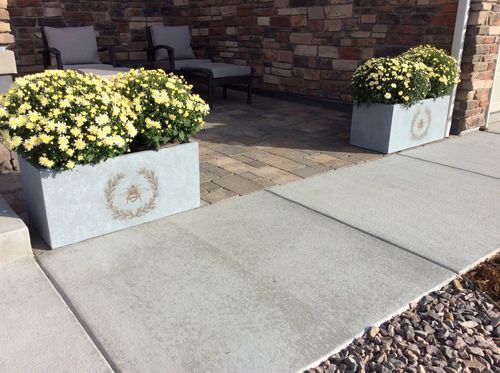 Customer photo review of Mesh Stencil - Queen Bee - 12x12