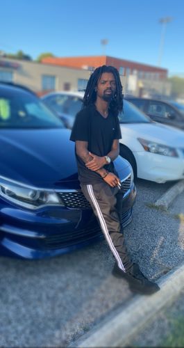 Customer photo review of Premium Triple Stripe Track Pants Black - White (ZCM4841)