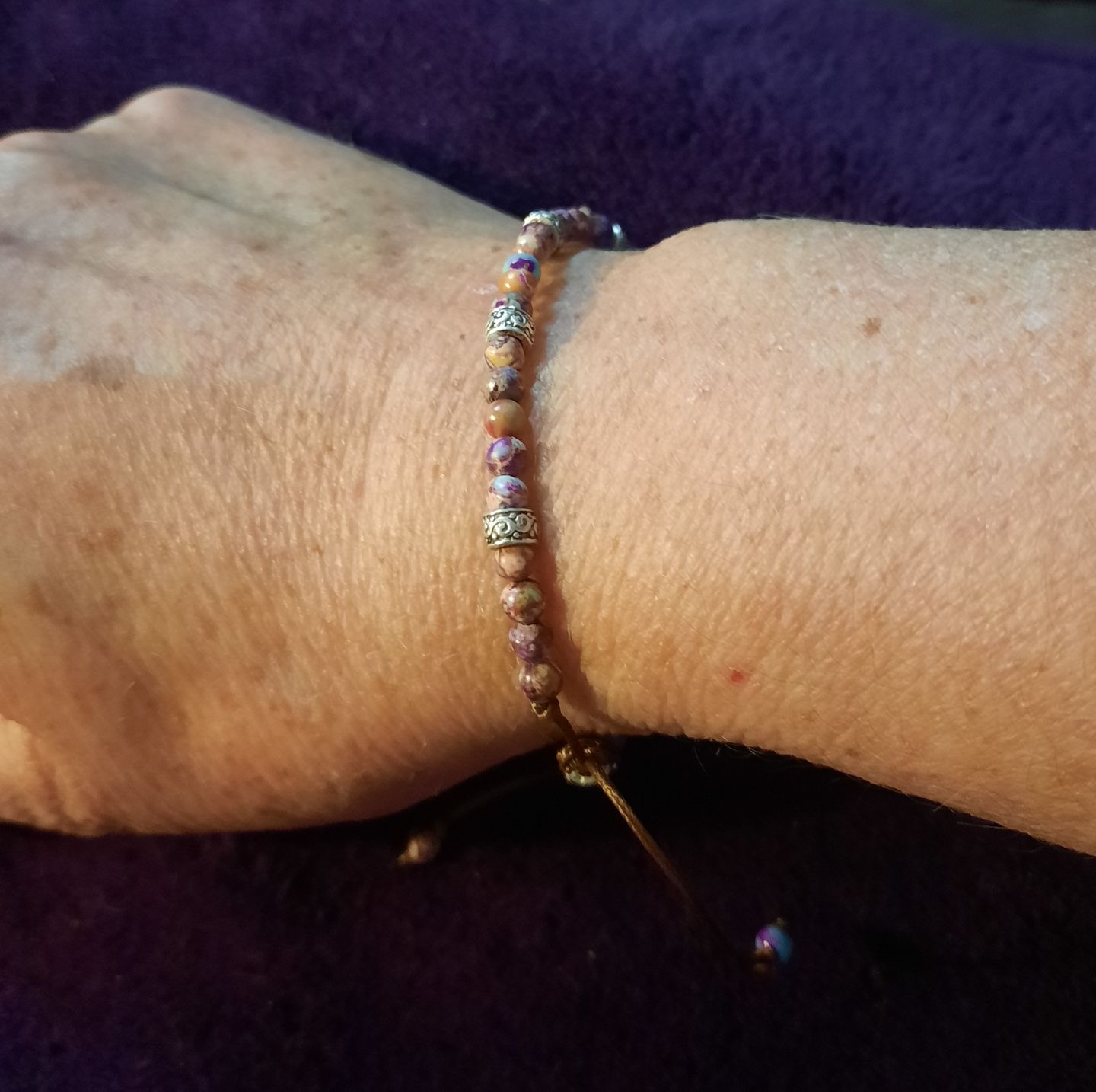 Customer photo review of Tibetan Energy Bracelet