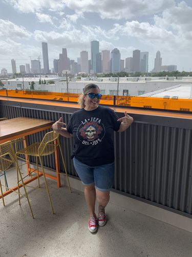 Customer photo review of La Jefa Del Jefe OG Chingona T-shirt