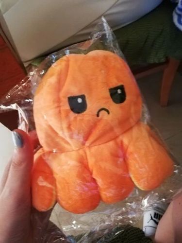 Customer photo review of Peluche octopus réversible