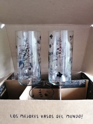 Customer photo review of Pack 6 vasos Lindos Quiltros