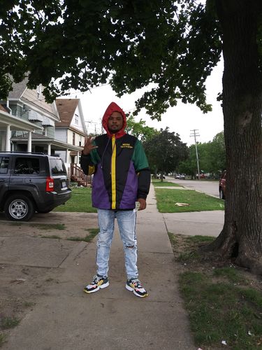 Customer photo review of Side Paint Stripe Track Denim Snow - Teal (ZCM4700D)
