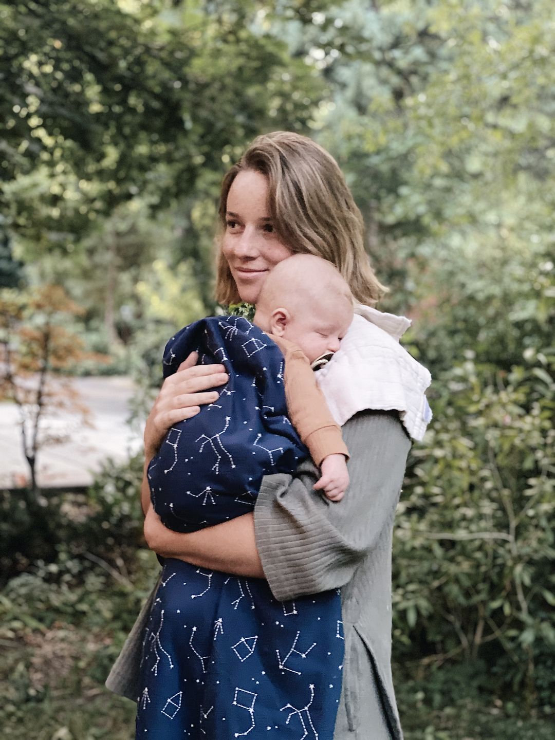 Customer photo review of Toddler Blanket, 4 Season® Merino Wool & Organic Cotton Blanket, 52.5" x 40", Night Sky™