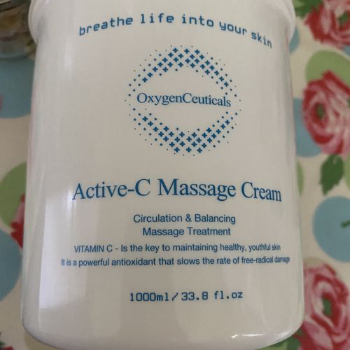 Customer photo review of Active-C Massage Cream, 1000ml/33.8 oz