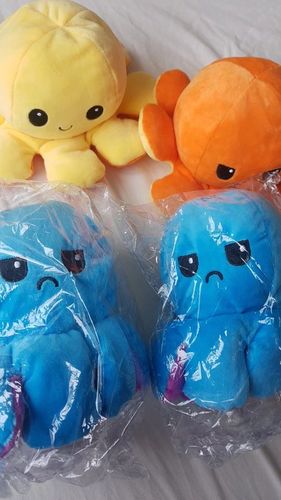 Customer photo review of Peluche octopus réversible