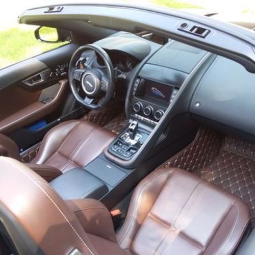 Customer photo review of Chocolate Brown Luxury Car Mats Set