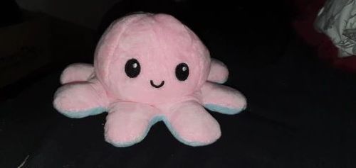 Customer photo review of Peluche octopus réversible