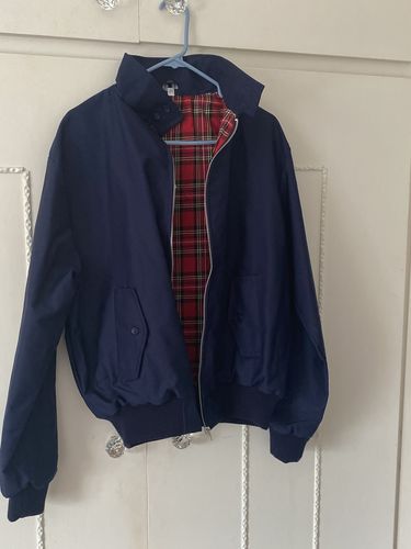 Customer photo review of Mens Classic Harrington Jacket - Navy