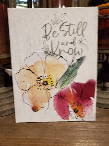 Customer photo review of Mesh Stencil - Bible Verses - 8.5 x 11