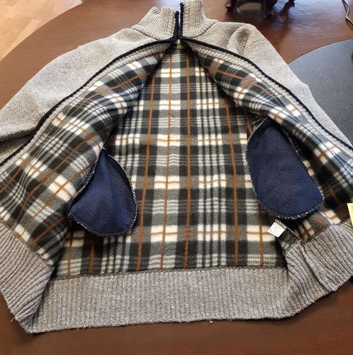 Customer photo review of Winter Thick Mens Knitted Sweater