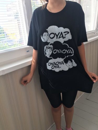 Customer photo review of Haikyuu - "Oya Oya" T-shirt