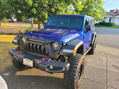 Customer photo review of Demon Grille w/ LED Off-Road Lights(18-20 Jeep Wrangler JL & Gladiator)