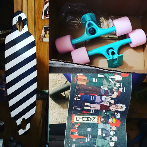 Customer photo review of Bamboo Blank Mini Directional Drop Through 33.5” Longboard