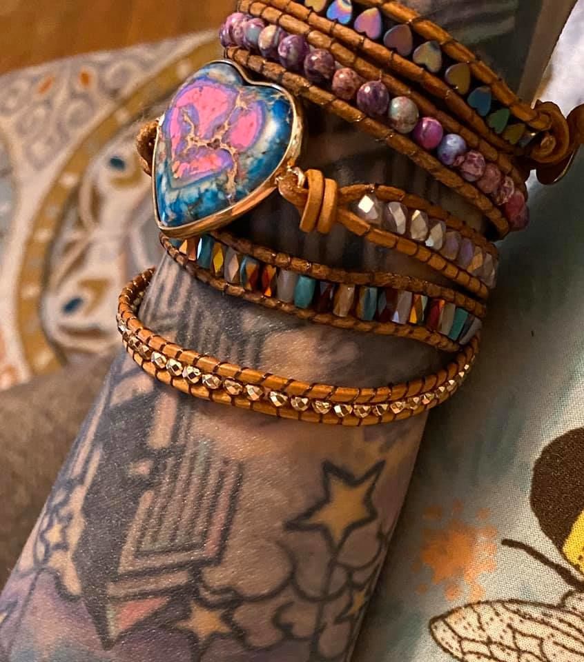 Customer photo review of Intense Love Protection Wrap Bracelet