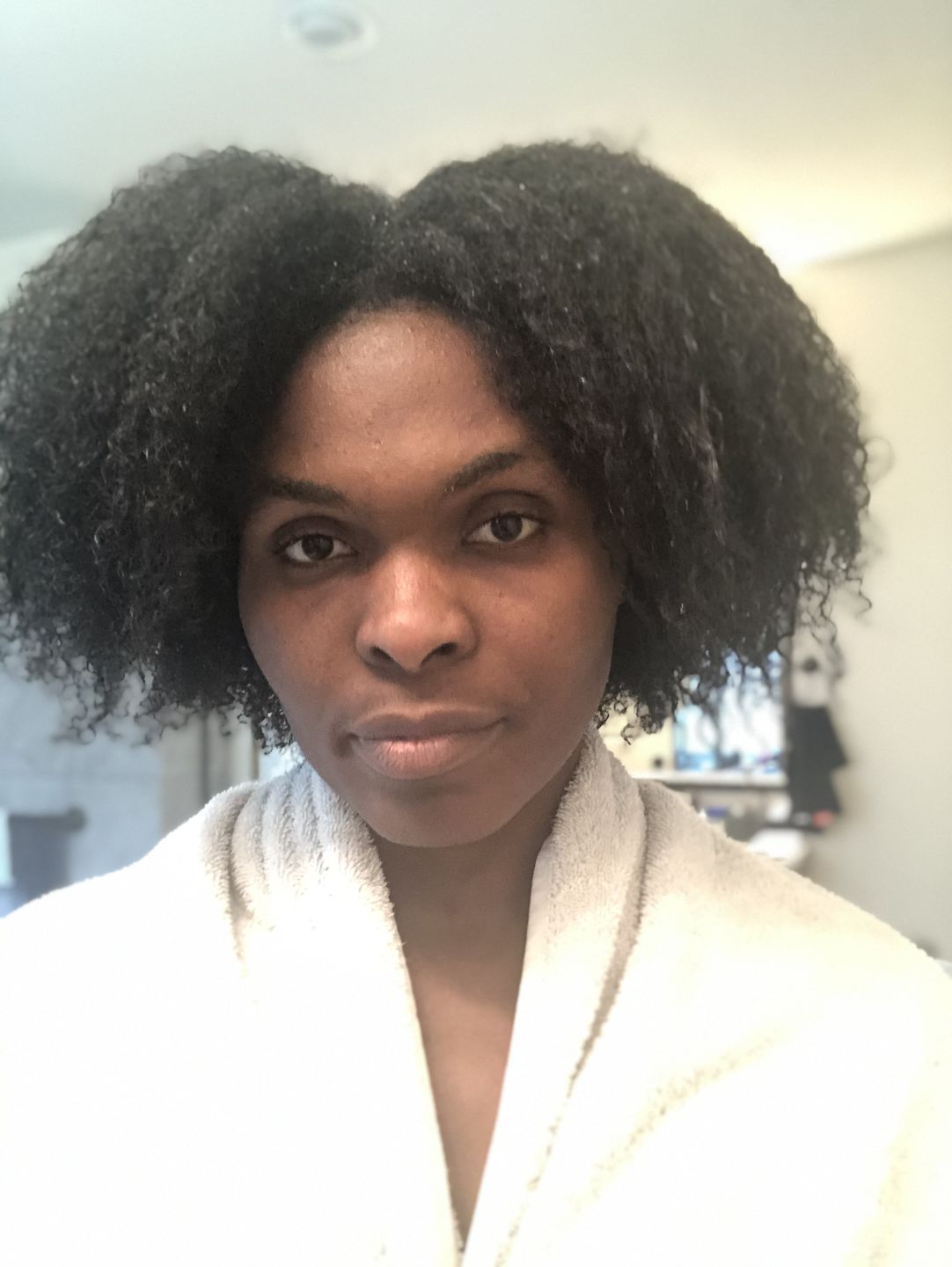 Customer photo review of Step 1: Moroccan Rhassoul 5-in-1 Clay Treatment (For Tight Curls)