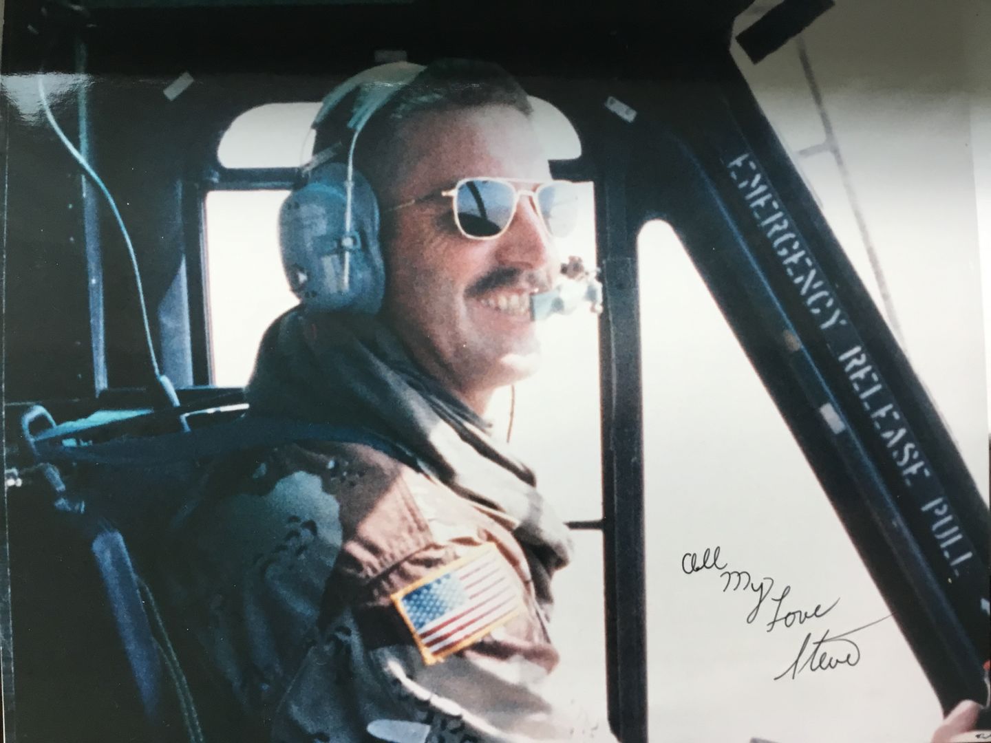 Customer photo review of Huey Helicopter Pin