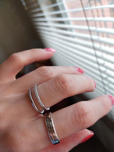 Customer photo review of Anillo Retro Semanario