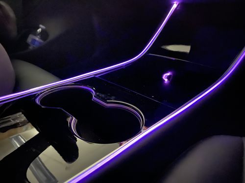 Customer photo review of Neon Light Tubes (LED) with App for Model 3 & Y