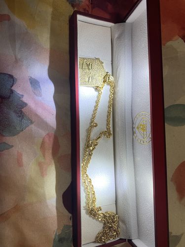 Customer photo review of 14K Rope Chain With Trap House  Pendant Pendant JTJ™