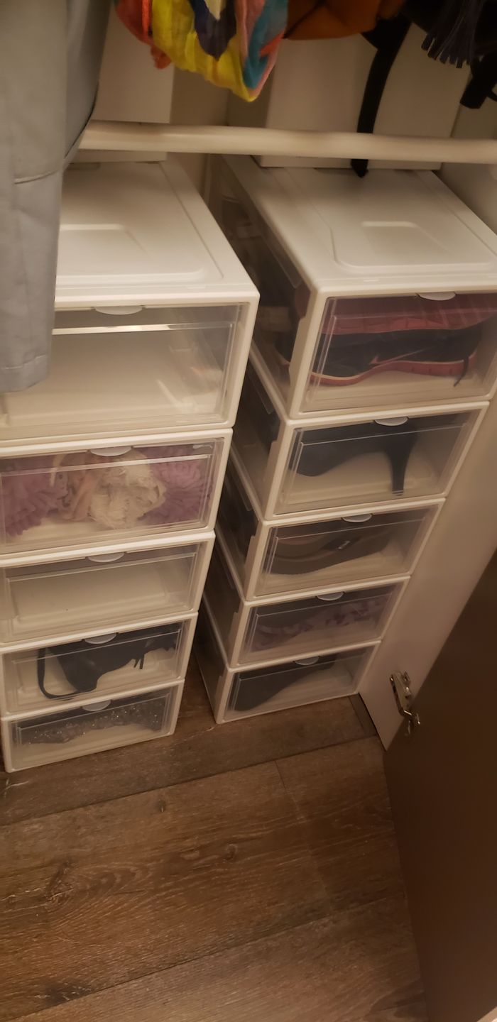 Customer photo review of Organizador de zapatos (caja unitaria)