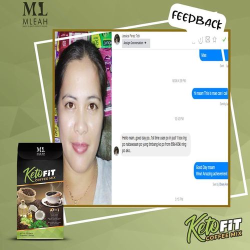 Customer photo review of KETOFIT 10 IN 1 COFFEE (BUY 1 GET 1)
