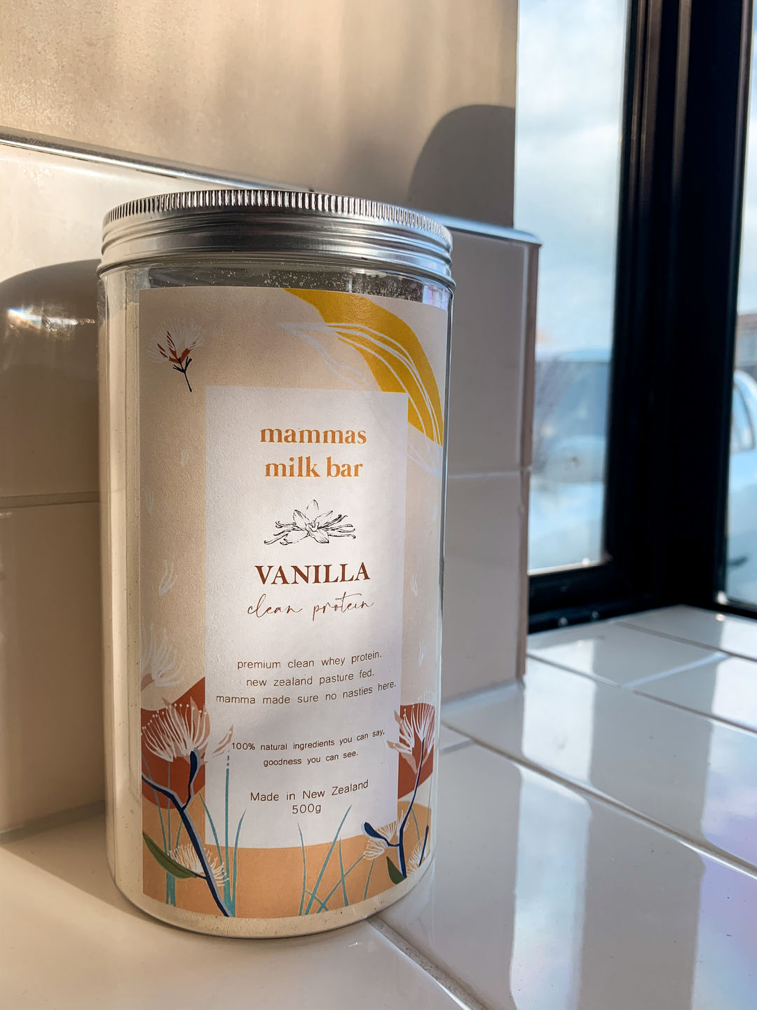 Customer photo review of Vanilla Premium Whey Protein