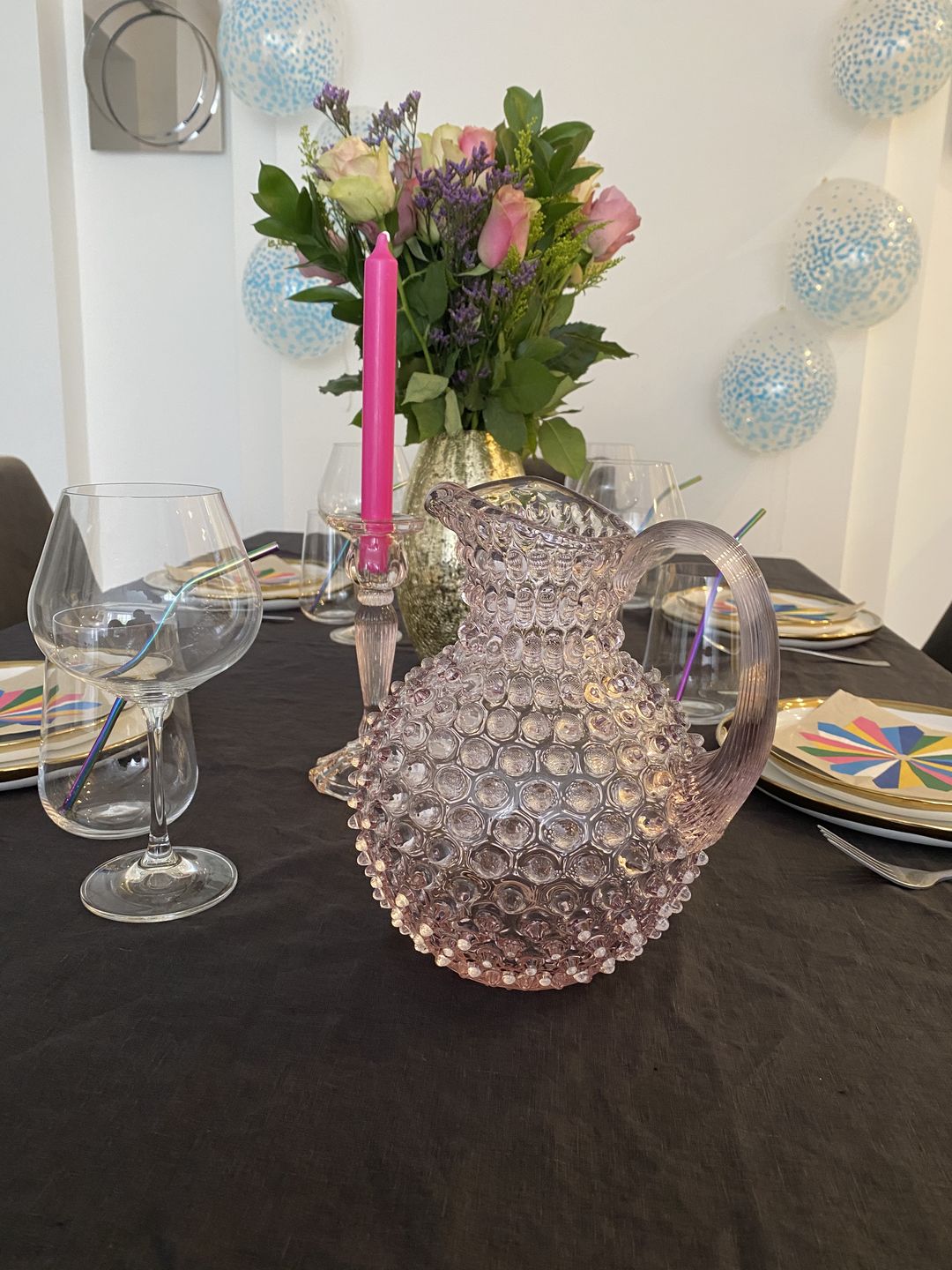 Customer photo review of Lilac Hobnail Jug