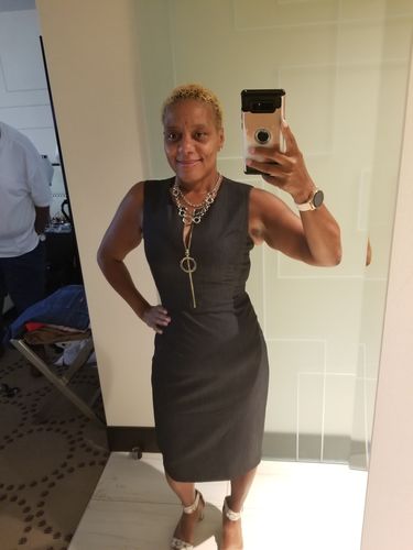 Customer photo review of LUX LATEX VEST - DOUBLE BELT