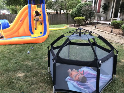 Customer photo review of Pop N' Go® Playpen