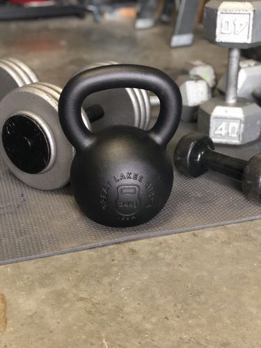 Customer photo review of Powder Coated Cast Iron Kettlebells