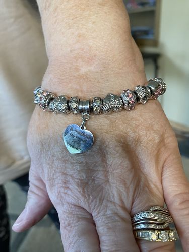 Customer photo review of Piece Of My Heart Bracelet